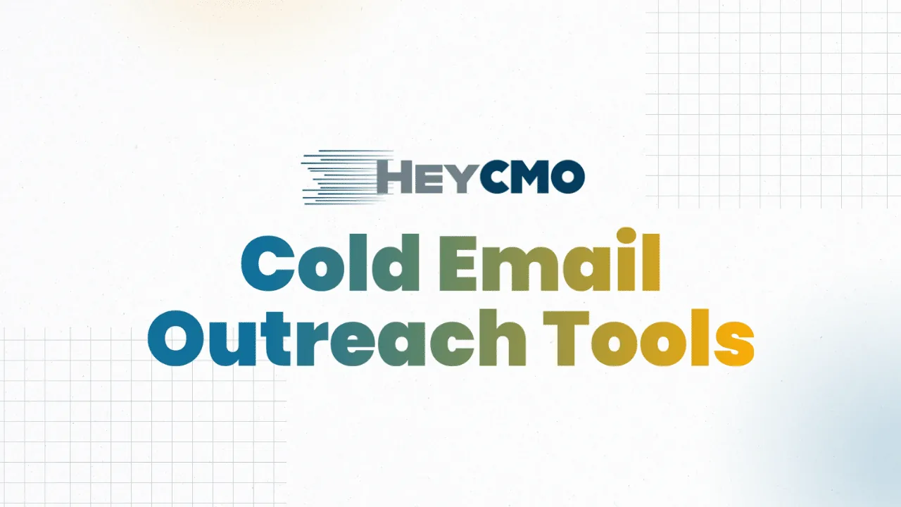 HeyCMO cold email outreach tool marketplace card for fractional CMOs and marketing consultants