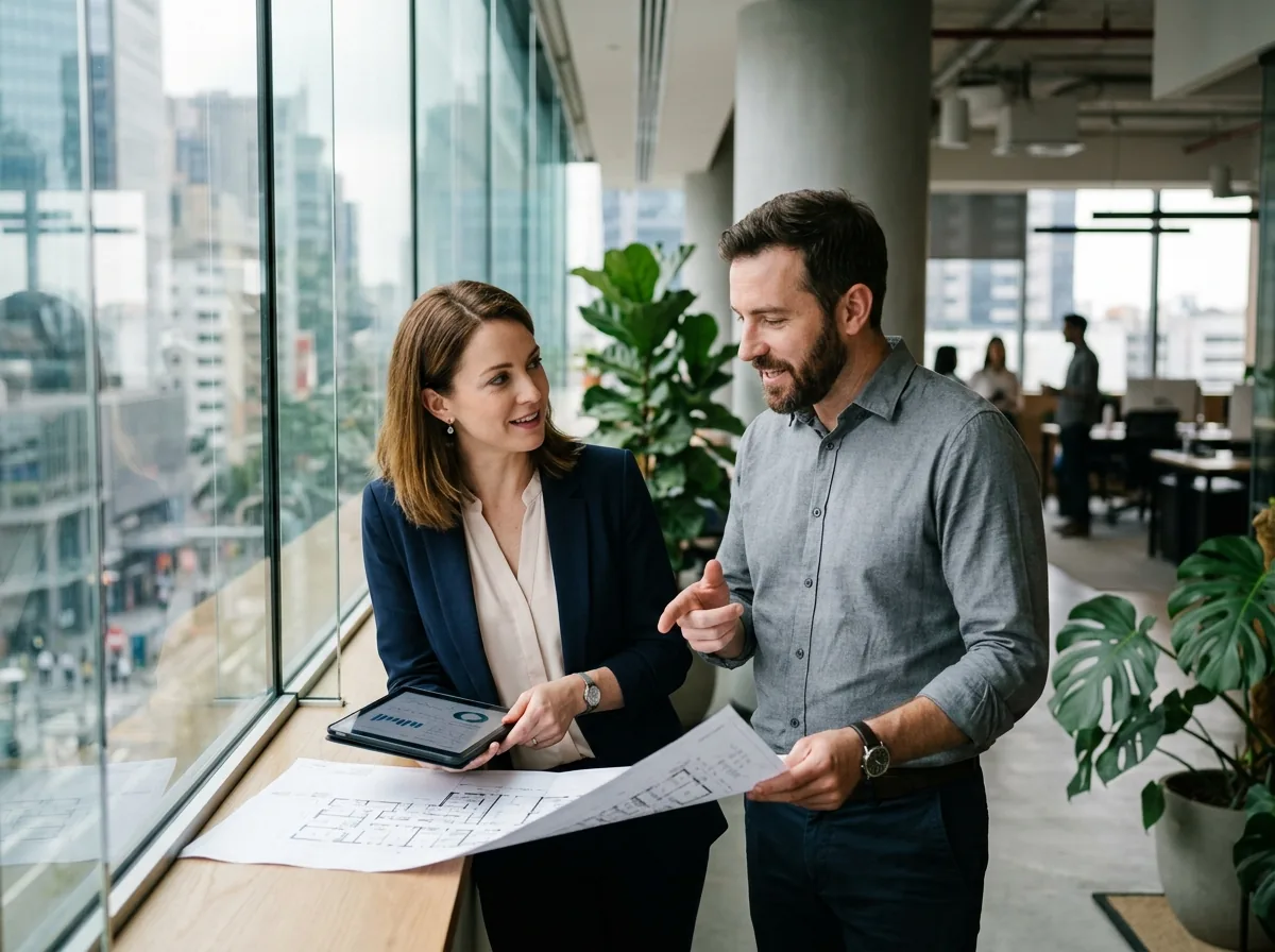 Fractional Chief of Staff working through priorities with a founder