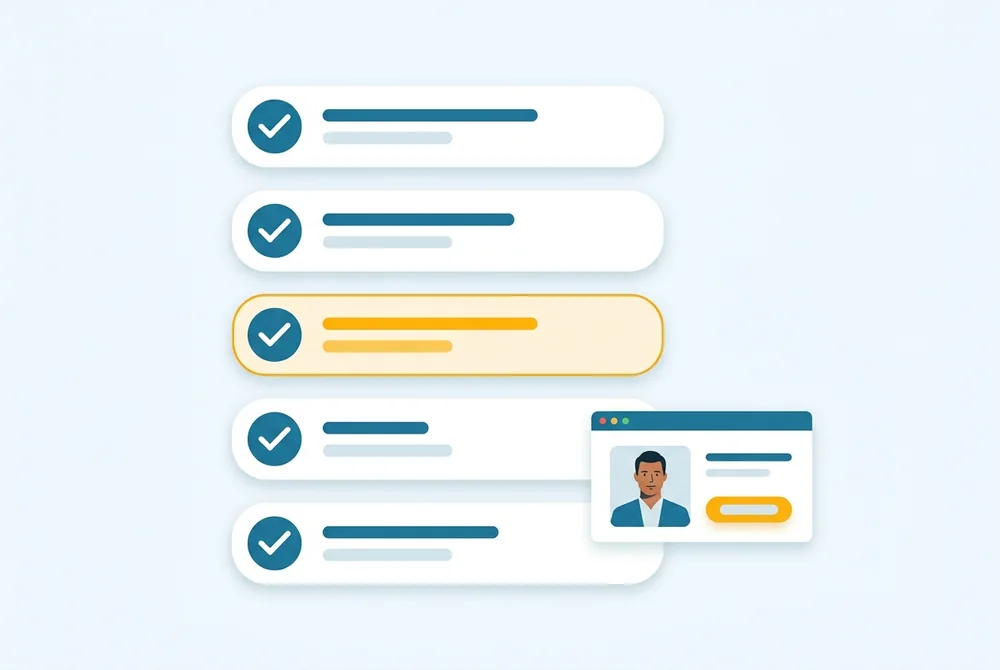 Checklist of five essentials for a fractional executive website