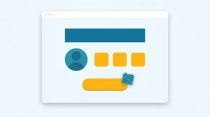 A fractional executive personal website that books calls