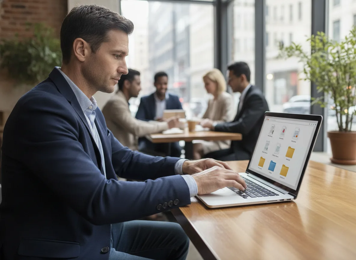 professionals signing a service agreement at a bright conference table - Legal Documents & Templates